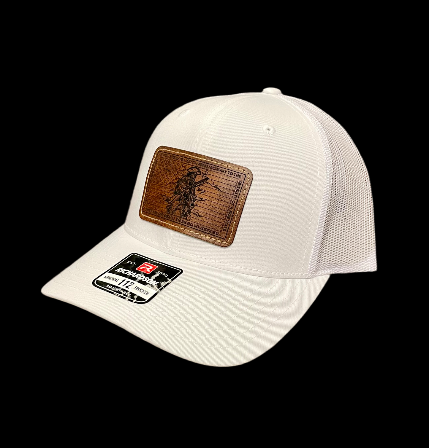 leather patch hat richardson112