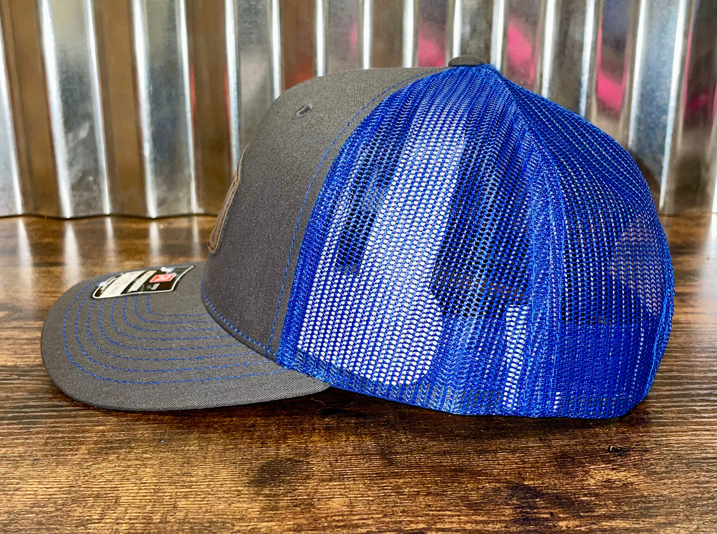 Daddy Custom Patch Hat (Blue and Gray)