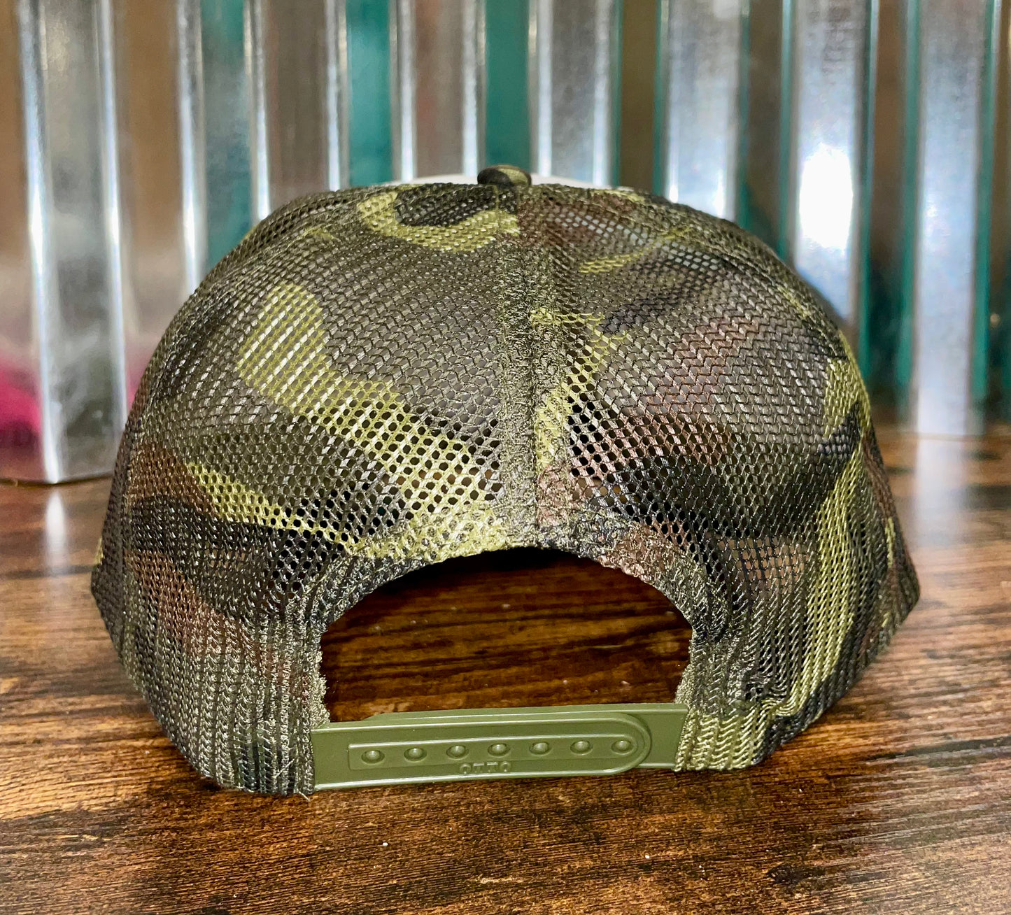 “Somebody’s Fine a$$ Ex” Patch Women’s Trucker Hat Otto (Camo)