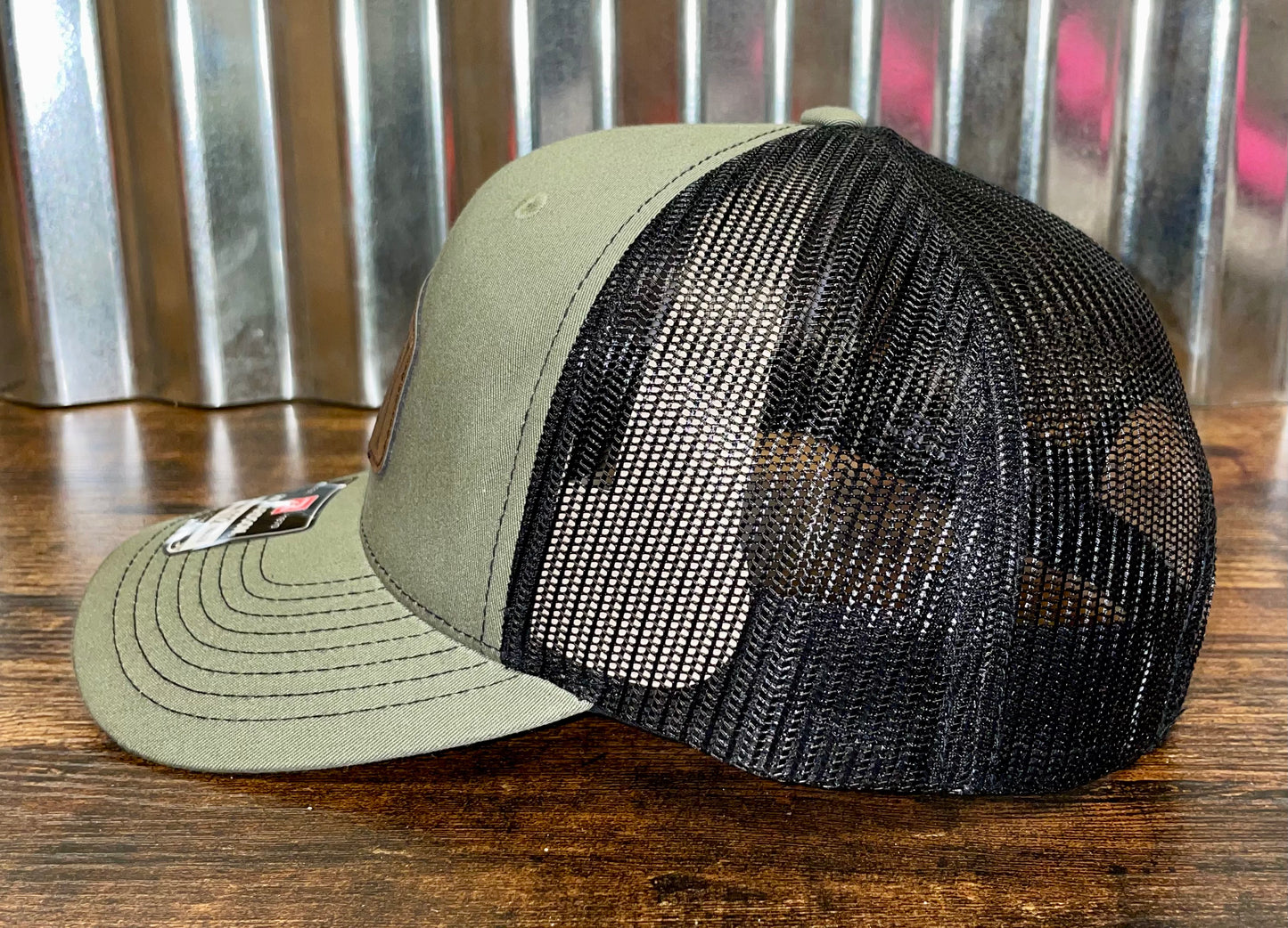 Daddy Custom Patch Hat (Green and Black)