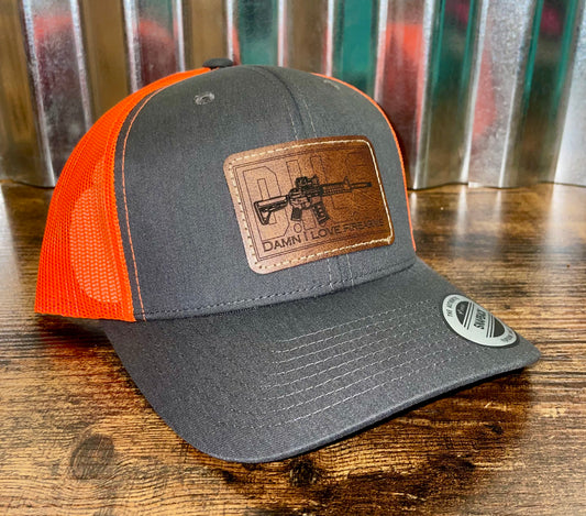 DILF Damn I Love Firearms Custom Patch Hat