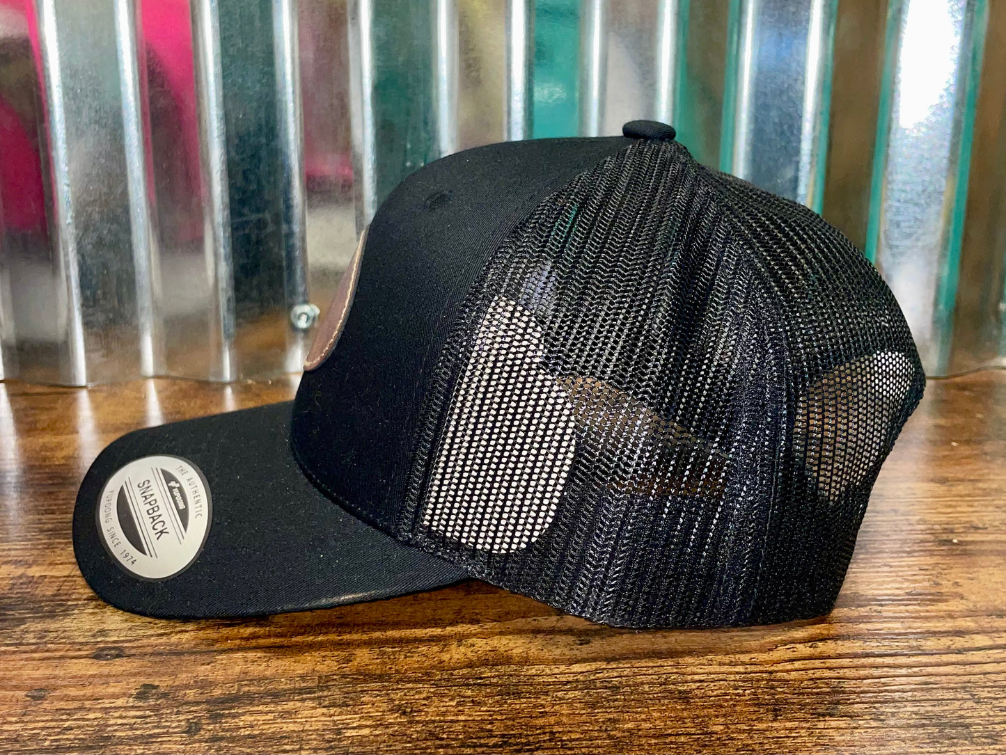 UFO Leather Patch Men’s Hat Snapback