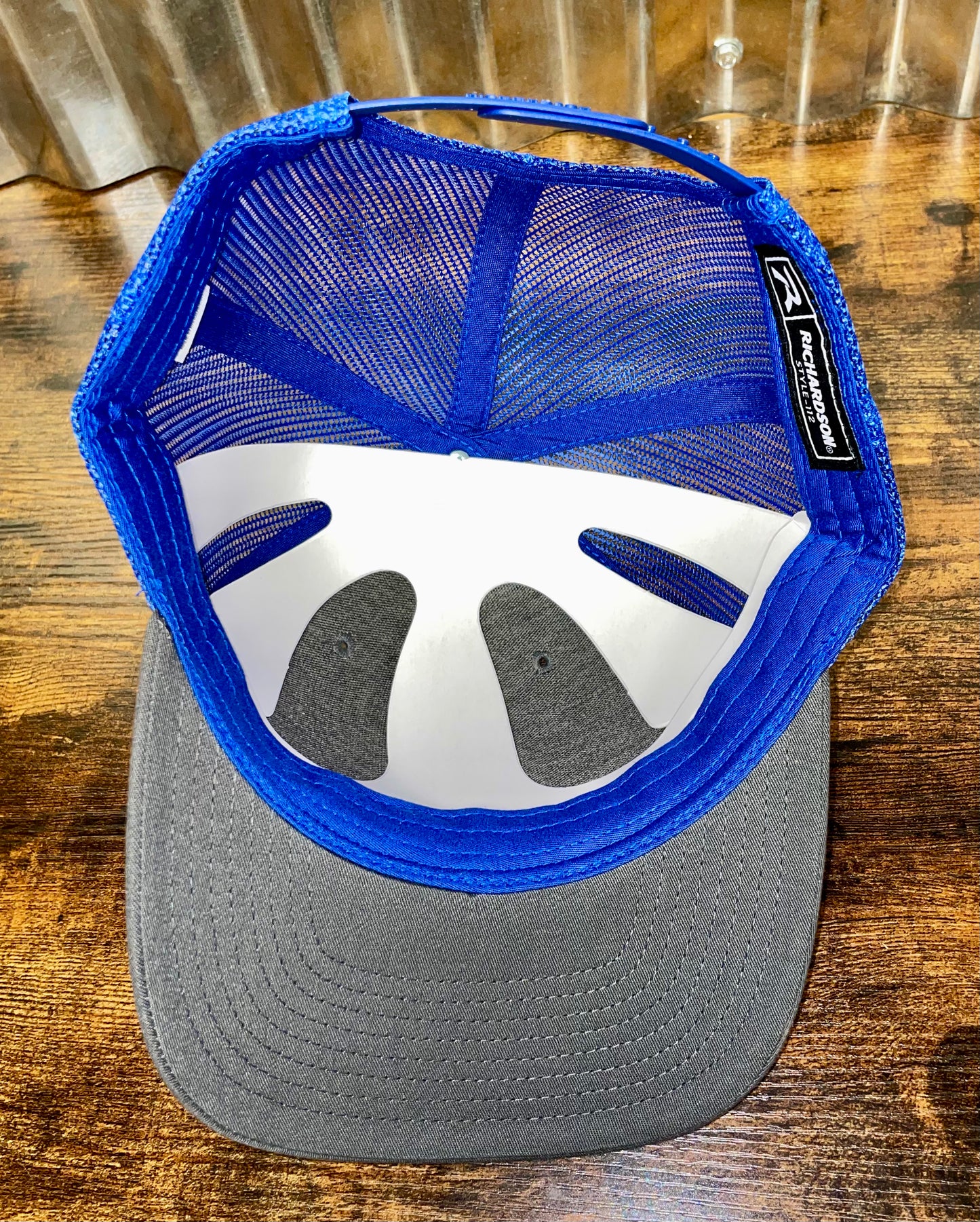 Daddy Custom Patch Hat (Blue and Gray)